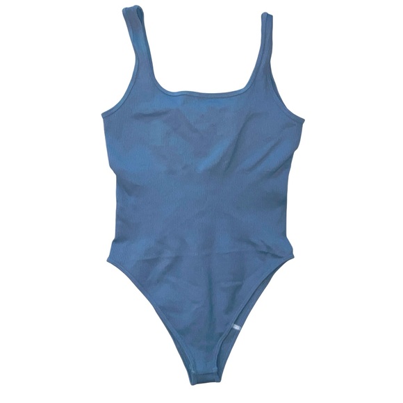 OQQ Ribbed Body Suit Tank Snap Closure Size Large - Picture 1 of 6